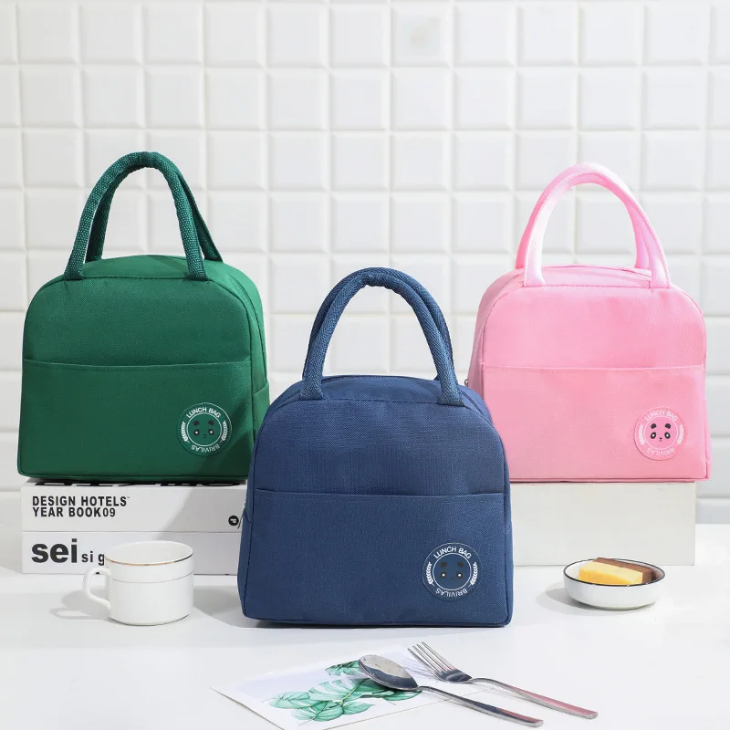 Lunch Bags for Kids Oxford Cloth Bento Bag Thickened Bag Portable Lunch Box Bag for Women Picnic Bags Loncheras De Mujer 보냉백 Sac