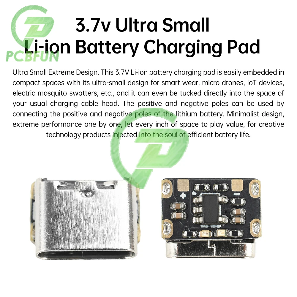 1/5/10/20PCS Mini Li-Ion Battery Charging Protection Board  3.7V 4.2V 18650 Keyboard Charging Power Board Protection Type C image 5