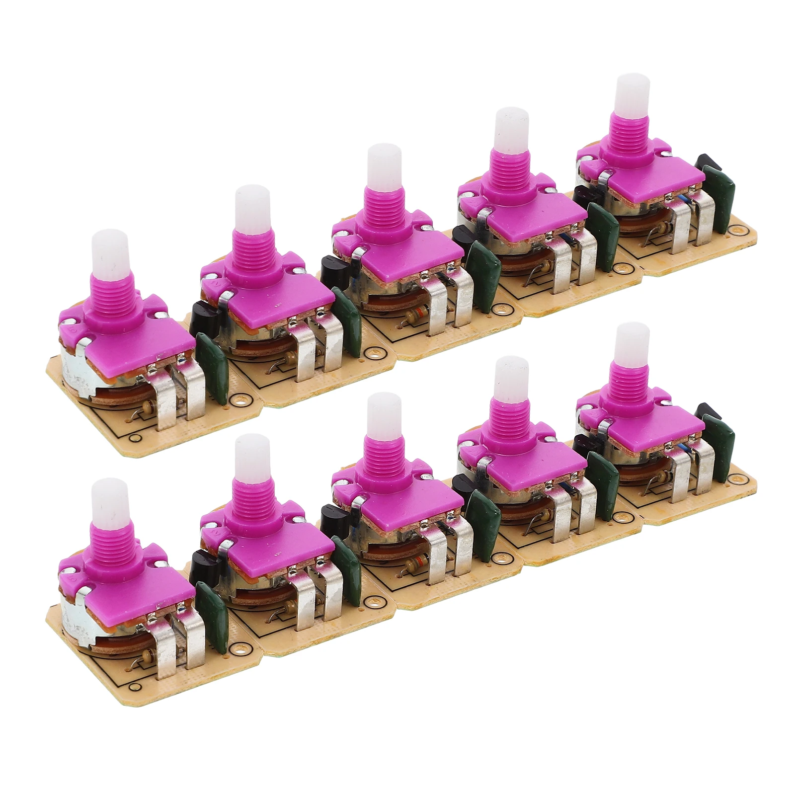 

10Pcs Silicon-Controlled Rectifier Light Dimmer Switch Multiuse Micro Adjustable Rotary Controller for Indoor Outdoor Lamps