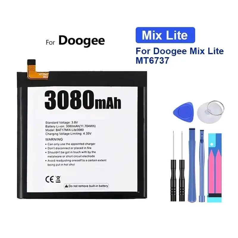 

Battery 3380mAh 3080mAh For Doogee Mix Lite Bateria