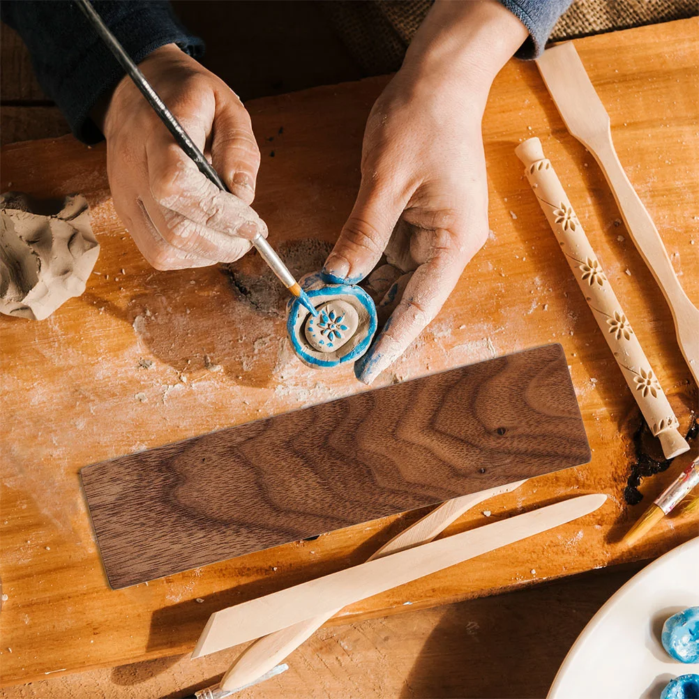  4 PCS Thickened Wood Carving Blocks Hobby Boards Unfinished Crafts Products Desktop