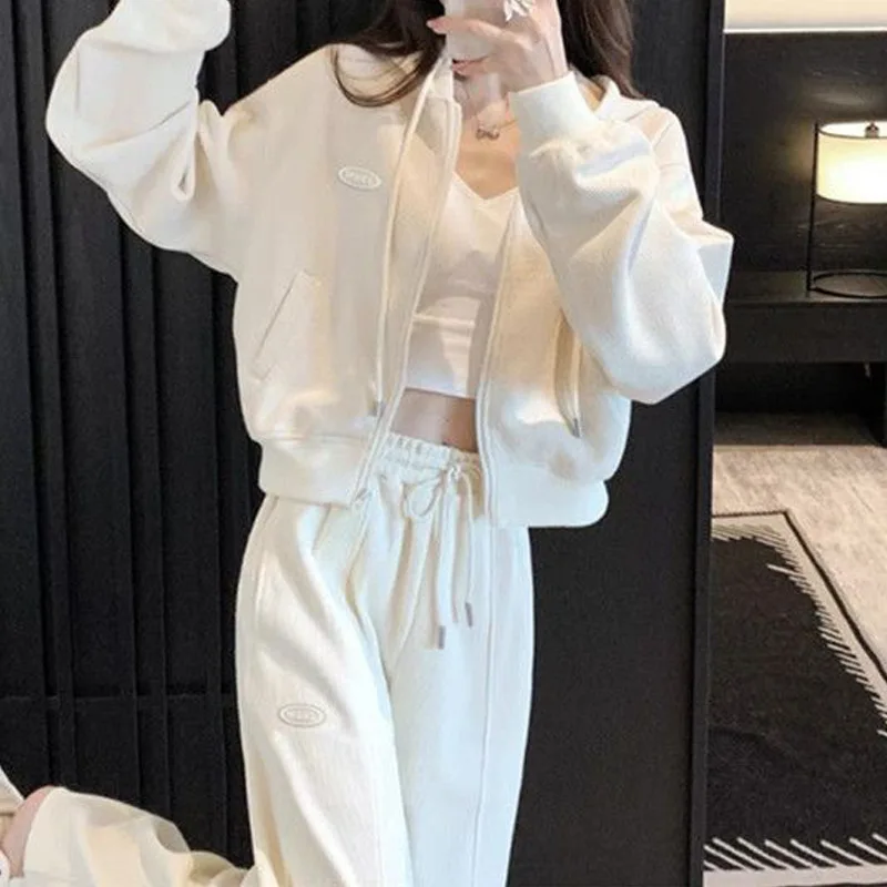 

Sports Set for Women 2025 Spring/Autumn Korean Edition Loose Fashion Western Style Leisure Two Piece Set
