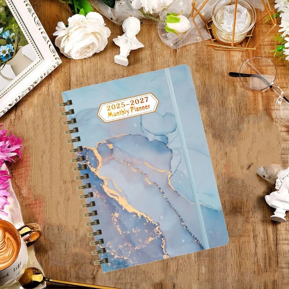 ภาษาอังกฤษ A5 Agenda Book To Do List จดบันทึก 365 วัน Notepad ไดอารี่ Notepad Time Organizer 2025 Schedule Planner Notepad