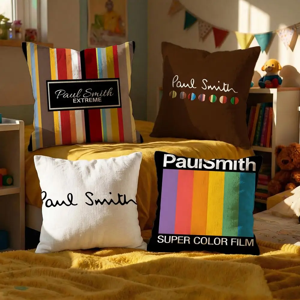 Brand Paul Smith Cushion Cover Decorative Cushions Covers Cover Sofa 50x50 Pillow 4 Piece 45x45 40x40 Pillowcase