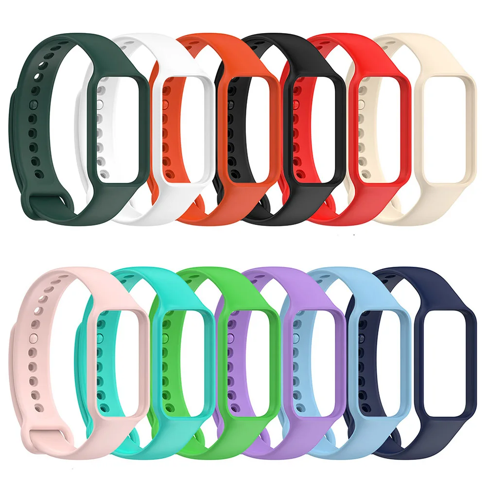 Silicone Wrist Strap For Redmi Band 2 Bracelet Wristband for Xiaomi Smart Band 8 Active