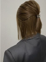 3Pcs Geometric Metal Hair Clips Simple Hairpins for Women Low Ponytail Hair Claws Girls Fashion Hair Accessories Sets - Image 5