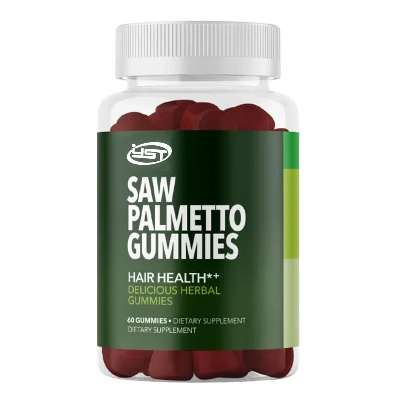 

Saw Palmetto Men's 60 Gum Saw Palm Supplement and DHT Blocker for Hair Health and Male Pattern Baldness 60 Capsules