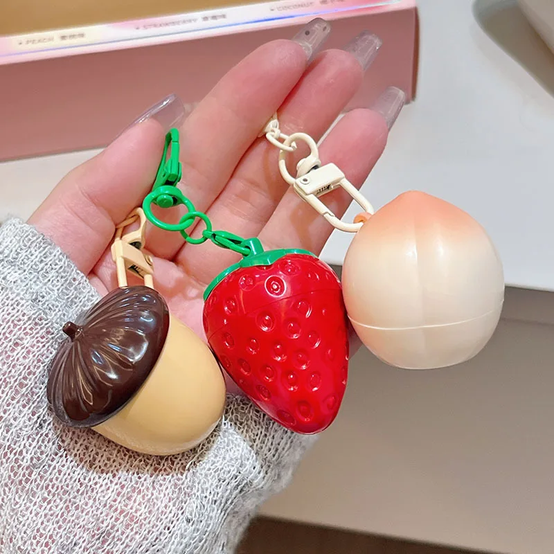 Juego de bálsamo labial hidratante, miel, melocotón, fresa, nuez, cambio cálido, lápiz labial, crema para el cuidado de los labios afrutados, línea de labios debilita