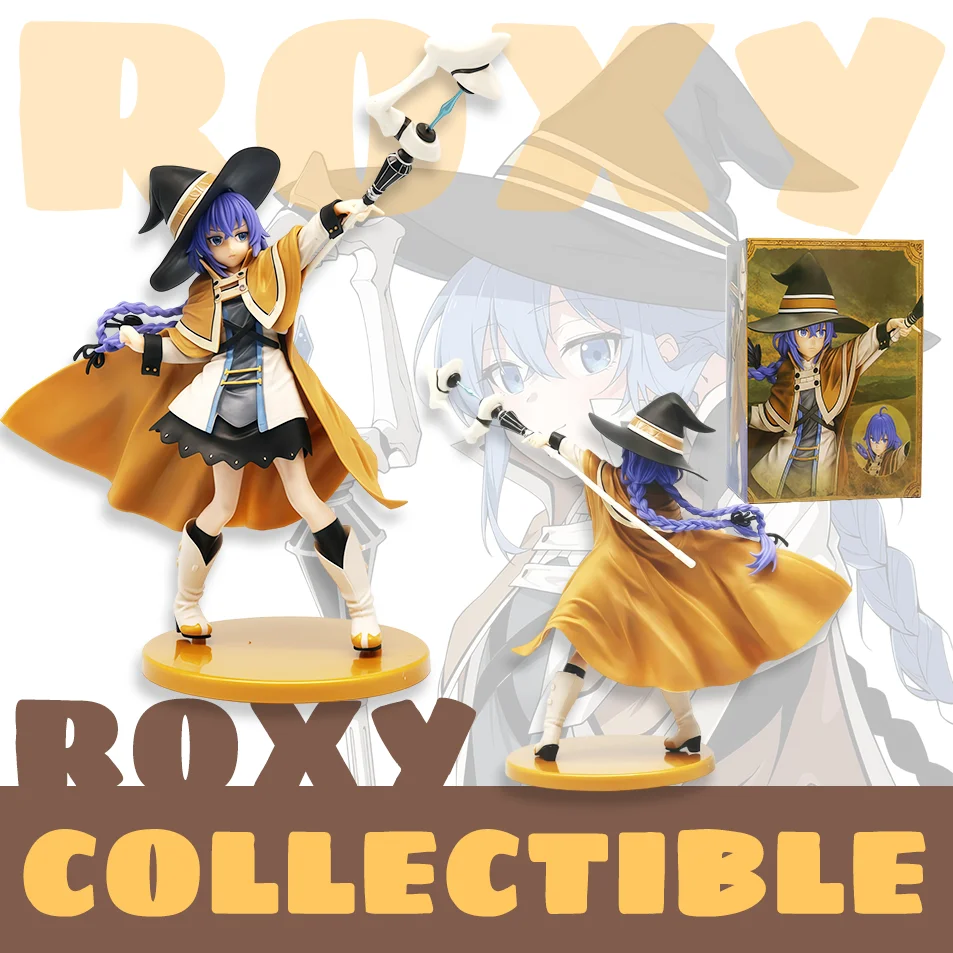 Heiß begehrte Magierin Roxy Migurdia Actionfigur aus Mushoku Tensei: Jobless Reincarnation, PVC-Anime-Figur, Sammlerstück.