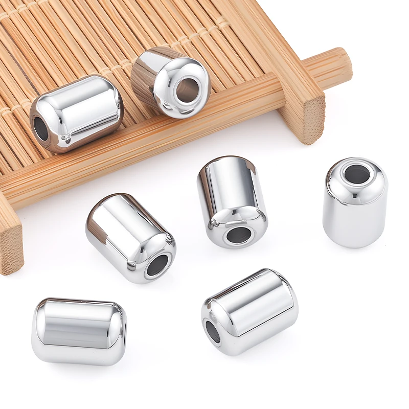 

Полировальные подвески из нержавеющей стали, прокладка с отверстием для бусин, принадлежности для ювелирных изделий, браслет «сделай сам», аксессуары для вышивки бисером