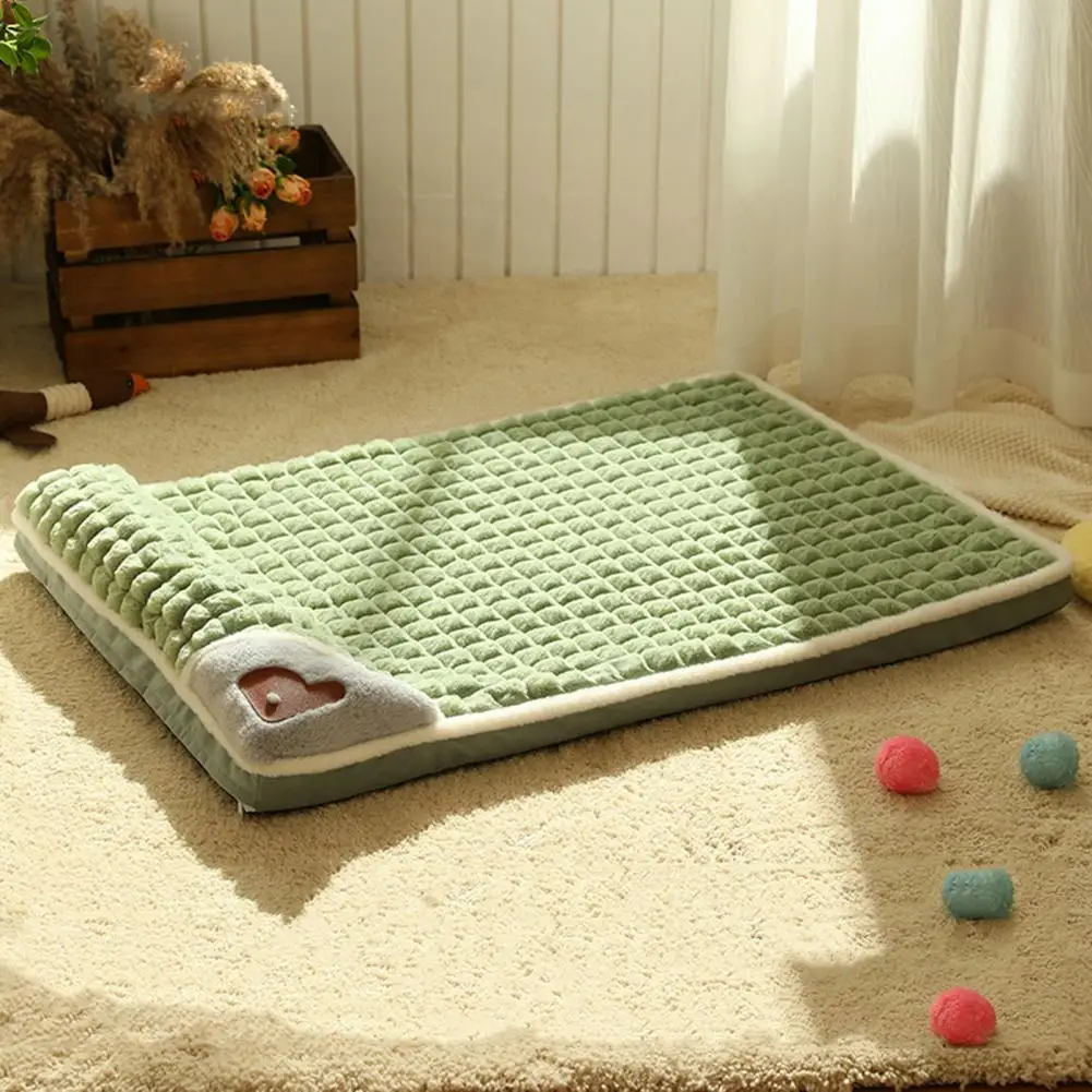 Washable  Durable Plush Cat Dog Winter Sleeping Bed Nest Thickening Dog Bed Easy to Clean   Pet Supplies