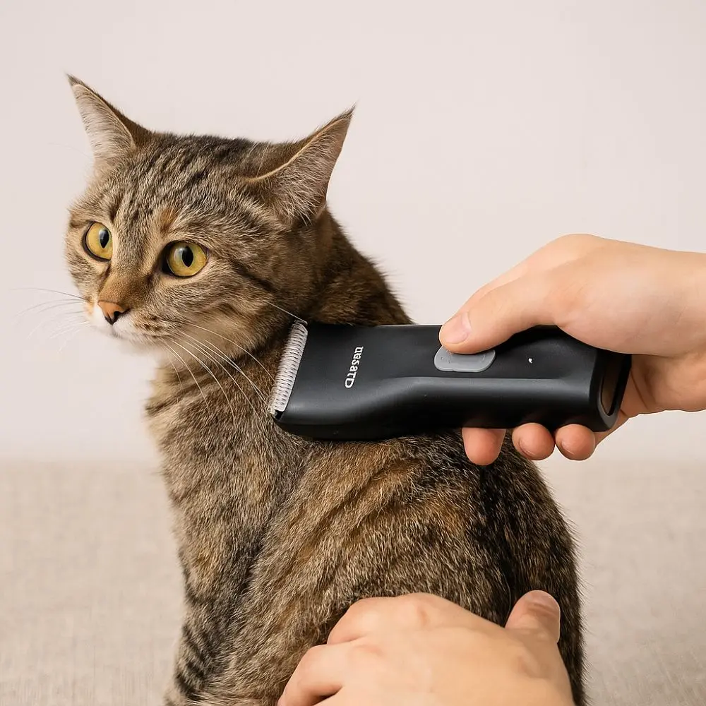 

Professional Pet Electric Hair Clippers Waterproof USB Charging Dog Hair Clipper Silent Cat Grooming Clippers for Cats and Dogs