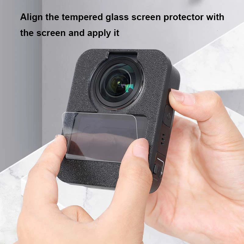 

For DJI Osmo 360 HD High-Definition Tempered Glass Screen Protector Easy Installation Kit For DJI Osmo 360 Camera