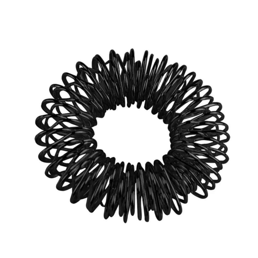 Refined Premium Acupressure Ring φ2.5cm Springs Finger Massage Rings Mini Steel Anti Stress Rings Relaxation Fingers