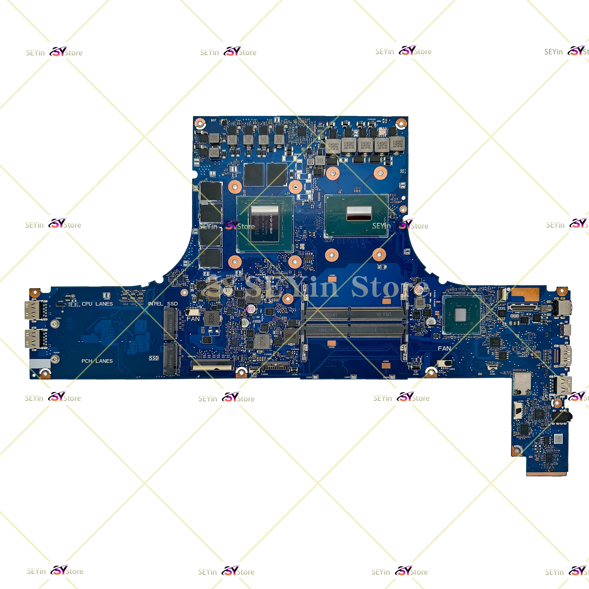 W700GV Mainboard For ASUS ProArt Studiobook 17 H700 W700GVA H700GV Laptop Motherboard i7-9750H E-2267M RTX2060-V6G