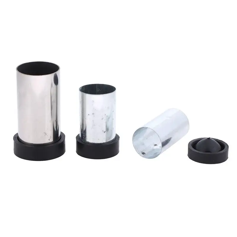 1PCS Jewelry Making Aluminum Casting Flask 20-35mm with 1 Rubber Sprue Base Plaster Mold Processing Tool