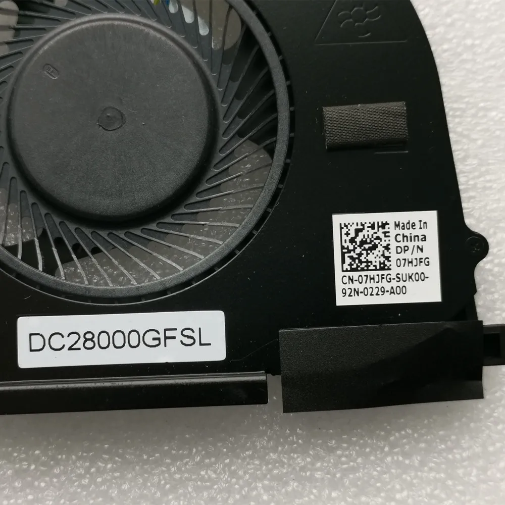 TT New Original Laptop CPU Cooling Fan Cooler For DELL Latitude E5570 07HJFG CN-07HJFG  EG50050S1-C790-S9A  DC28000GFSL