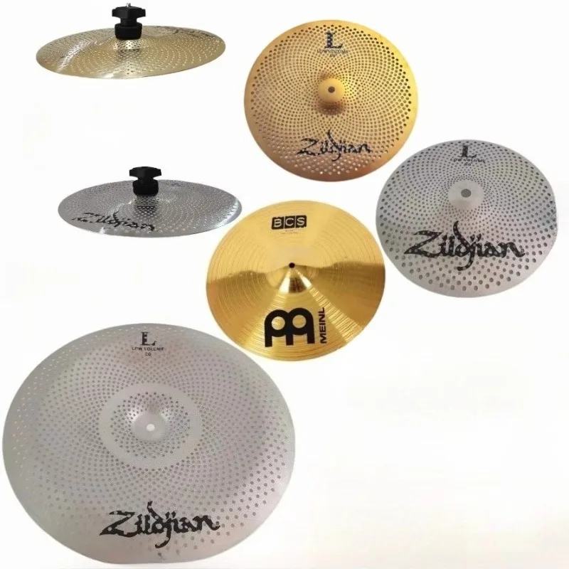 

16/18 Inch Alloy Cymbal Professional High-quality Thickened Stable Durable Silent Drum Cymbal Musical Instrument Accessories