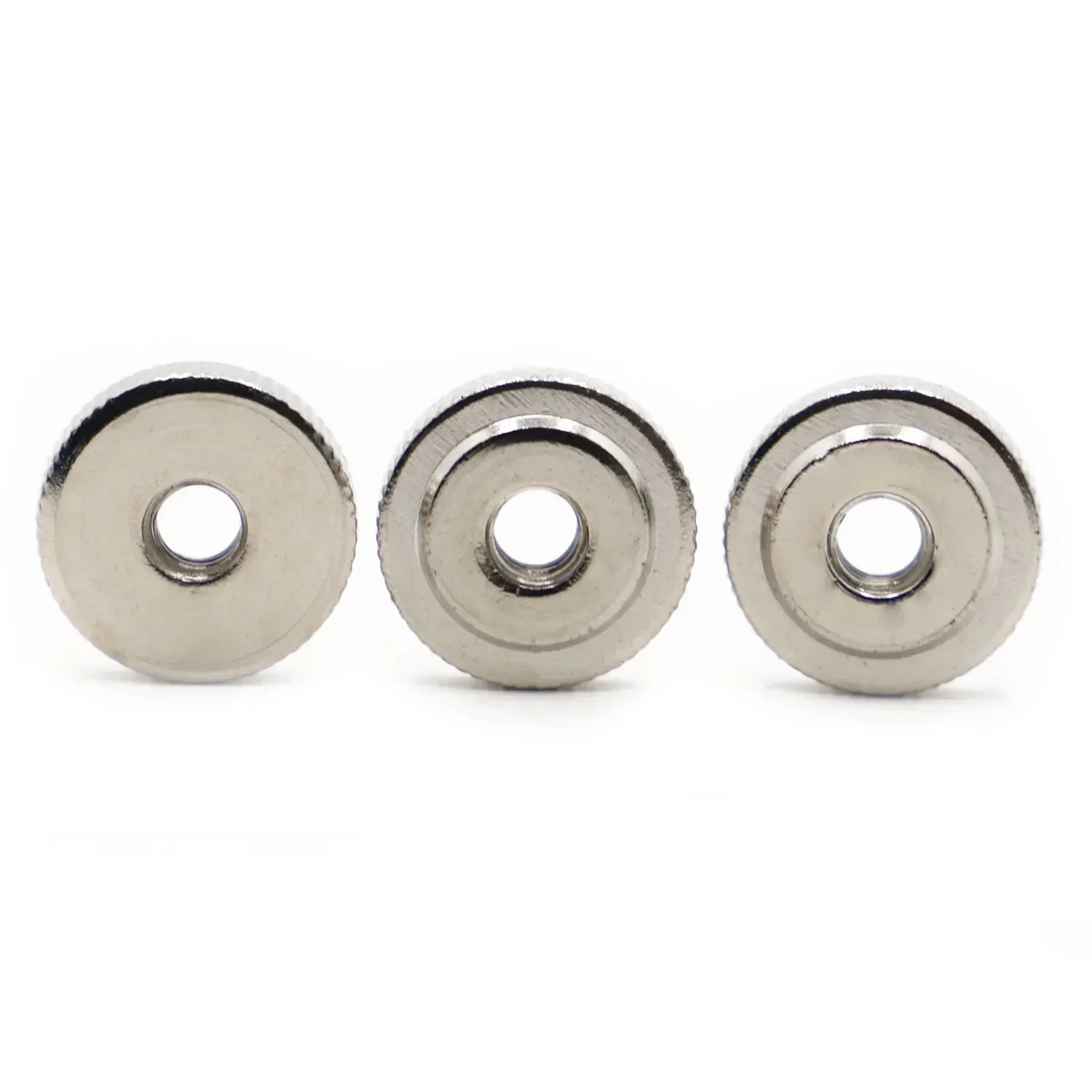 

M3 M4 M5 M6 M8 M10 Nickel Steel Knurled Thumb Nut Hand Tighten Nut 3D Printer Spring Loaded Heated Bed GB807