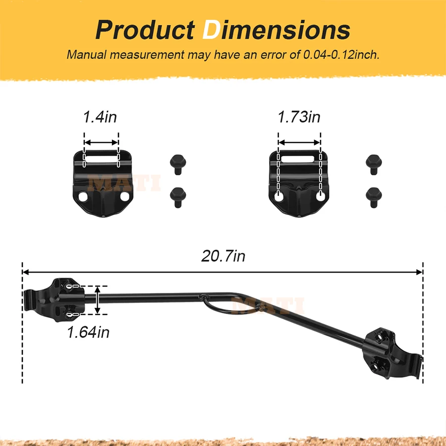 M MATI Generator Hanger Kit For Honda EM5000i EM7000is EU6500is EU7000is 06531-Z11-E00ZA