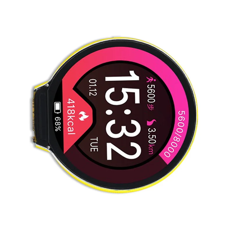 Nuova scheda di sviluppo Tech ESP32-C3 Schermo LCD rotondo da 1,28 pollici con modulo Bluetooth Wifi senza pannello touch