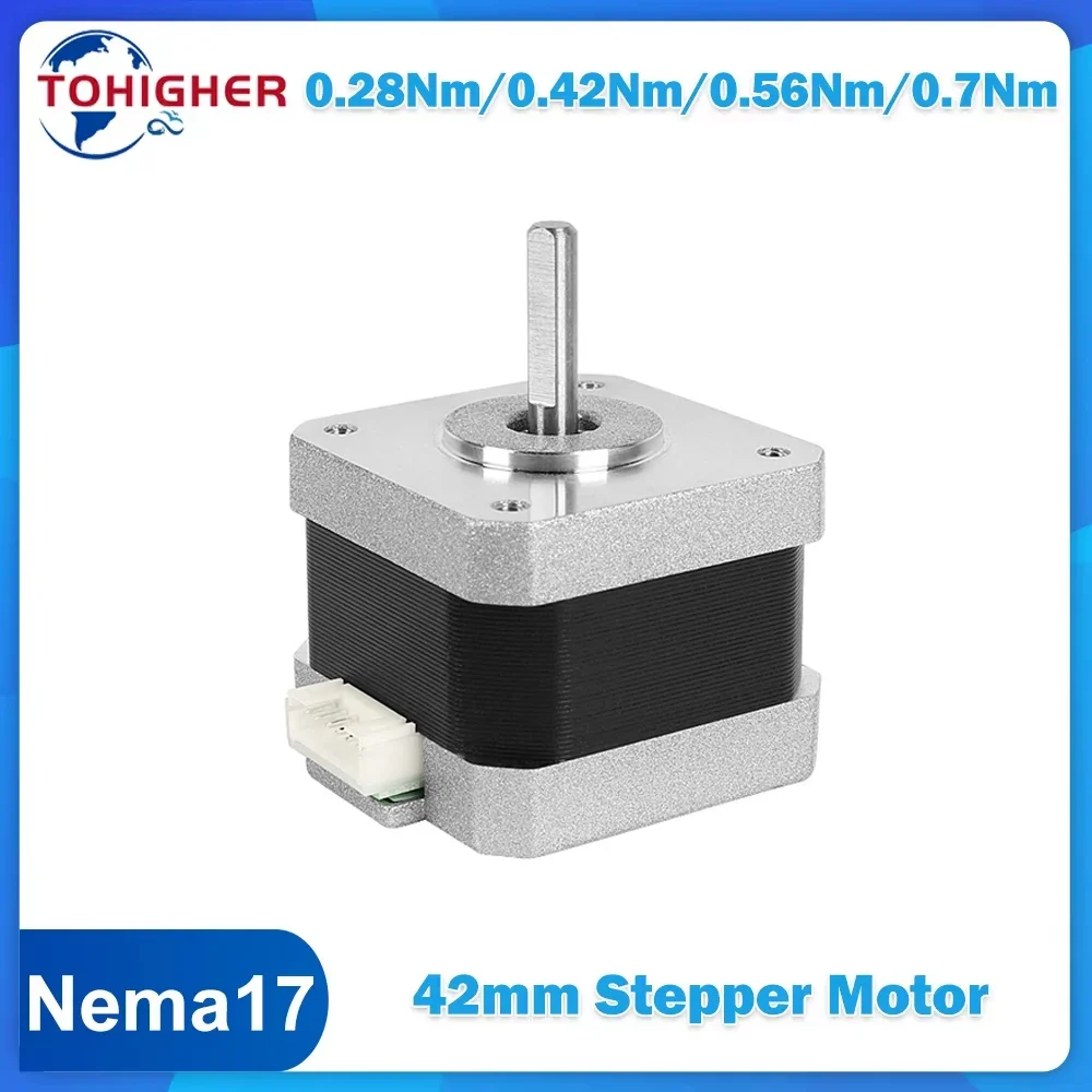 Nema17 Stepper Motor 42mm Motor Driver 0.28/0.42/0.56/0.7Nm For CNC 3D Printer Laser Engraving Machine Scanner