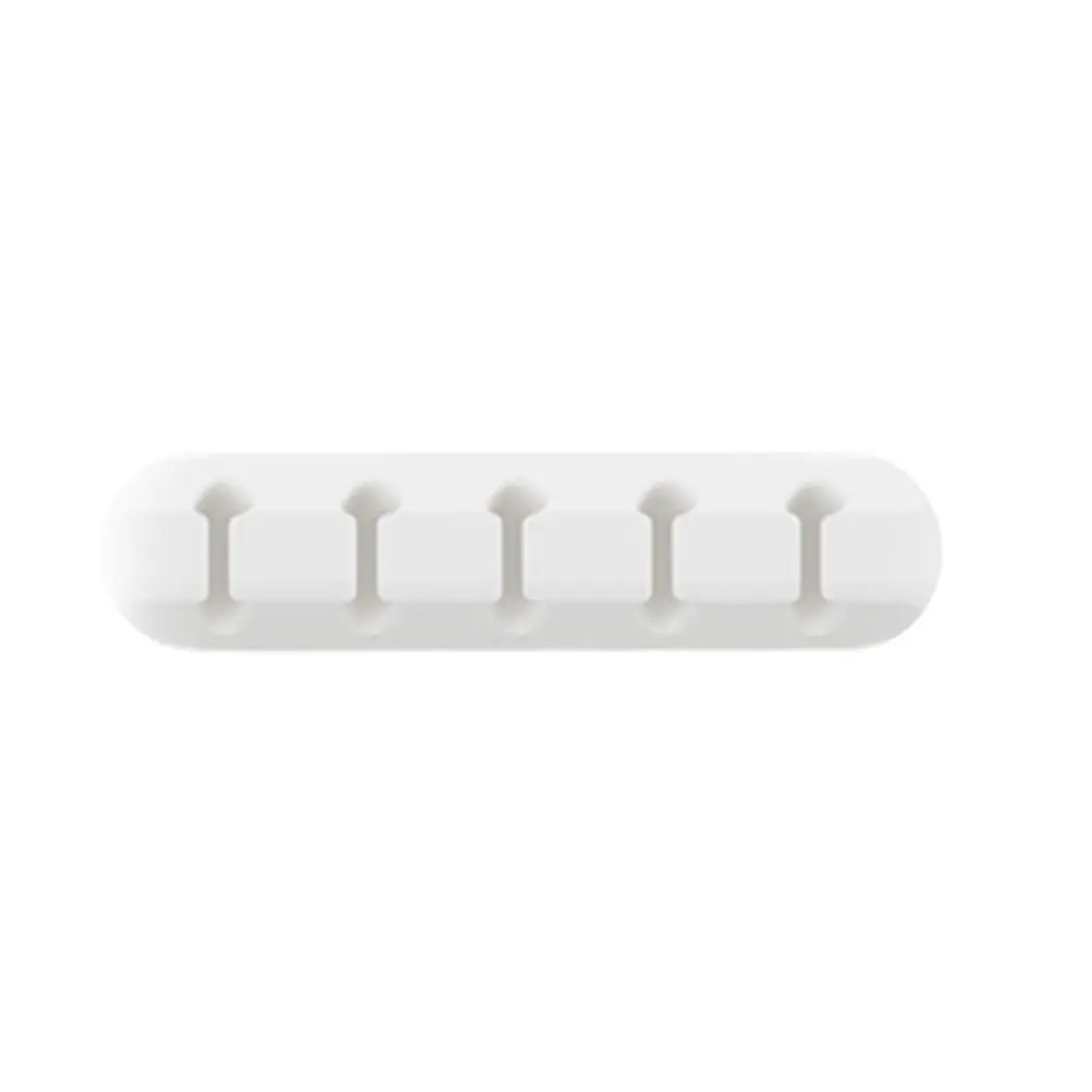 Silicone Cable Holder Clips Management Clips USB Cable Winder Cable Cord Wire Adhesive Holder Self Adhesive Wire Organizer