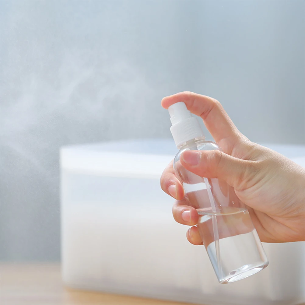 

10 Pcs Liquid Travel Containers Portable Spray Size Toiletry Transparent