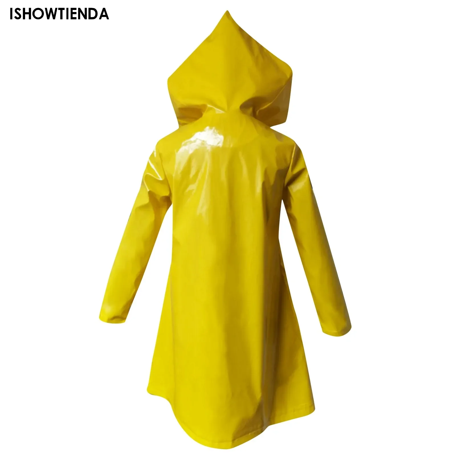 Halloween Kid Adult Little Nightmares Yellow Hooded Cape Little Six Jacket Costume Cosplay Clothing Horror Character Plays Cos