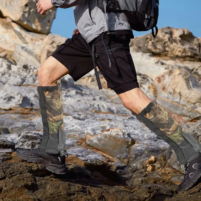 Standard Leg Gaiters Outdoor Waterproof Walking Mountain Hunting Trekking Desert Waterproof Walking Leg Anti-tear For Shoes