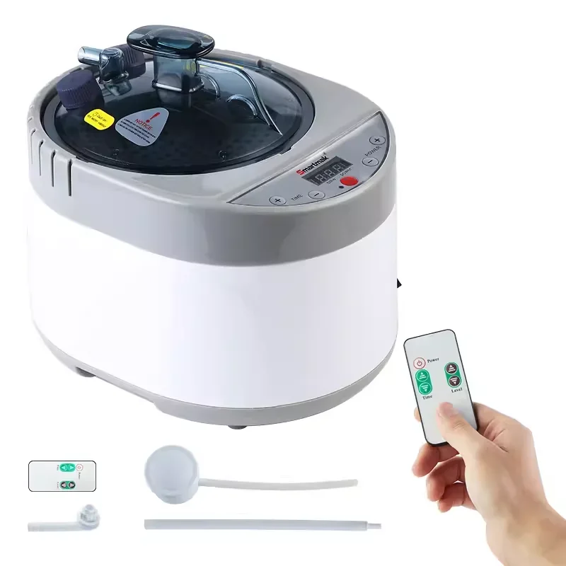 for Portable Sauna Steamer 4L Sauna Steam Generator with Remote Control Home Sauna Steam Pot Stainless Steel Pot