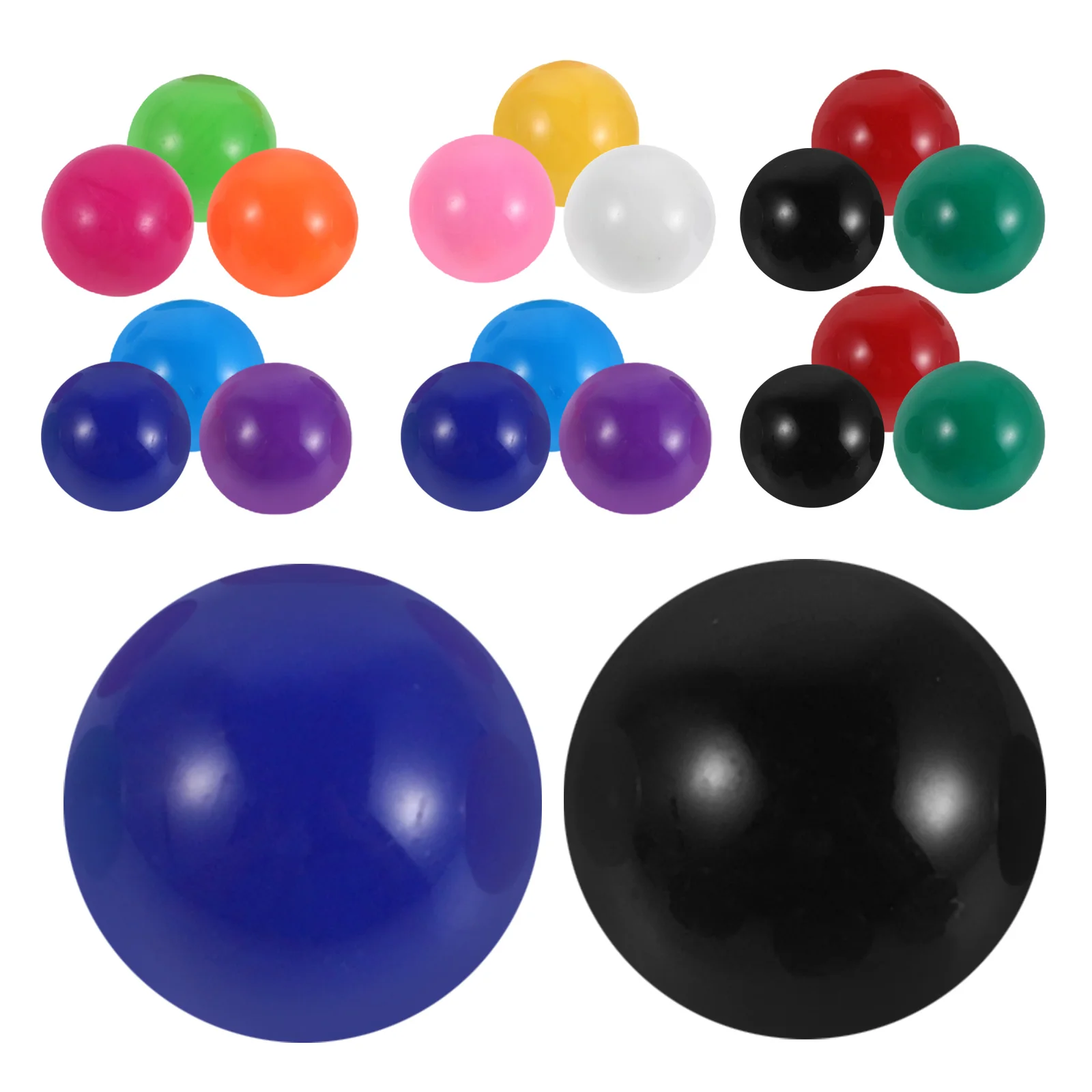

120pcs : 15Mm Solid Color Plastic Marbles For Math Learning Kids Teaching Tools Replacement Balls Marble Run Chinese Checkers