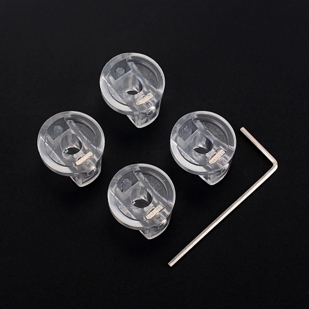 

4Pcs Guitar Amp Amplifier Effect Pedal Knobs Adjustable Pointer Volume Control for Precise Sound Manipulation Amplifier Use