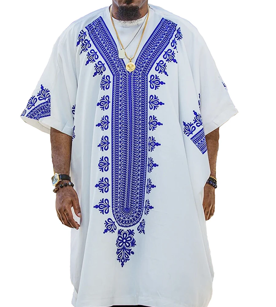 Afrika giyim erkek nakış uzun gömlek dashiki elbise afrika moda kaftan gece elbisesi abayas 2025afrika kıyafetleri