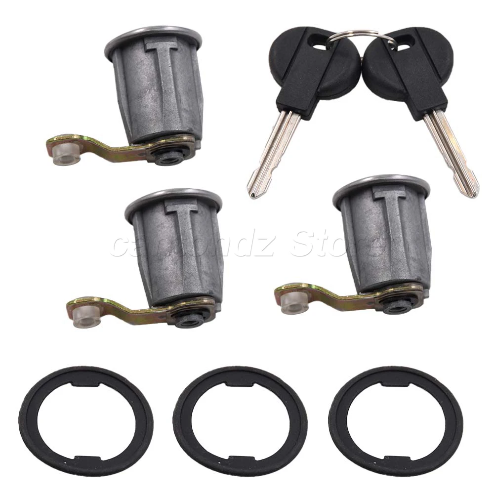 اسطوانة قفل الباب الأيسر والأيمن مع مفتاحين لاستبدال سيتروين بيرلينجو كسارا بيكاسو بيجو بارتنر 9170G3 252522