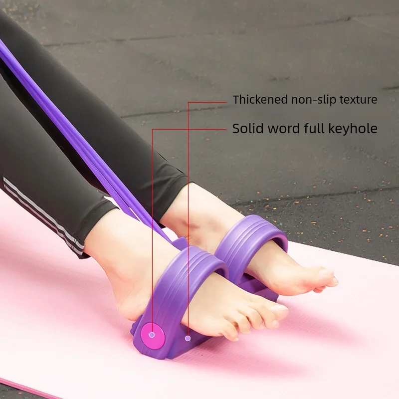 4 Resistance Elastic Pull Rope Training Device Abdominal Resistance Band for Home Gym Sport Exercise Training Fitness Equipment