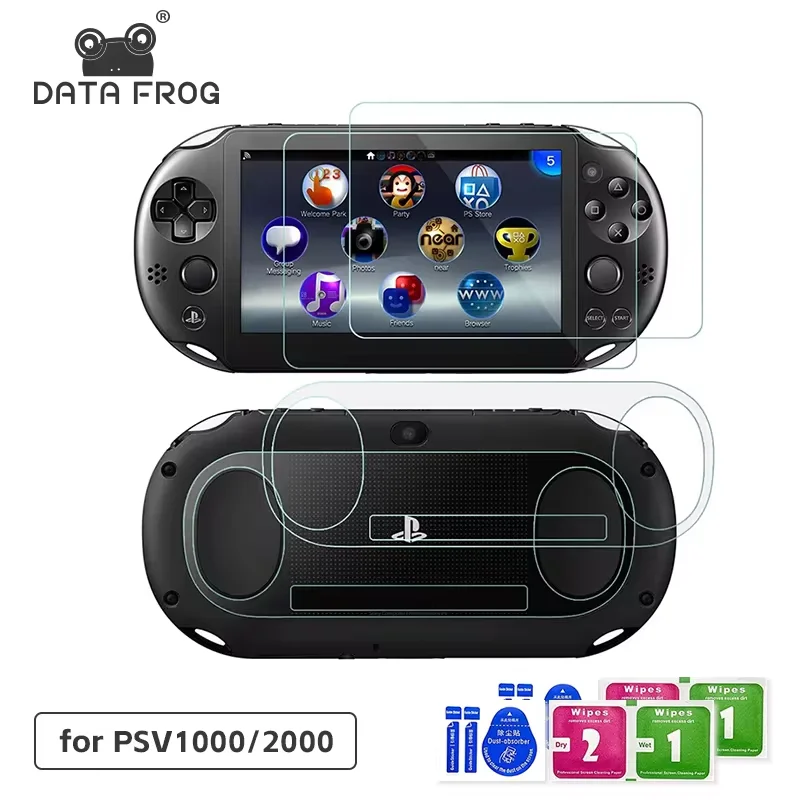 DATA FROG-Película protectora de pantalla para PS Vita PSV 1000 2000, cristal templado HD, película Premium para Sony PS Vita PSV 2000