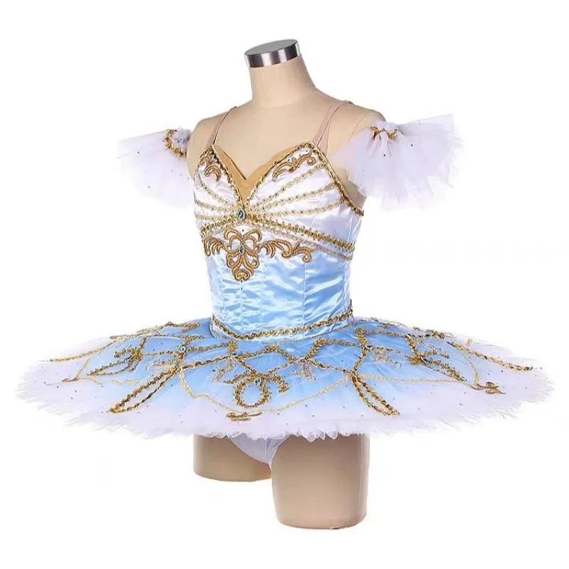 블루 버드 변형 발레 튜튜 드레스 전문 맞춤 대회용 발레 의상