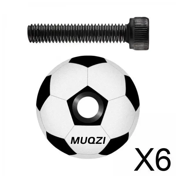 

6x Lightweight Alloy Bicycle Headset Top Cap for Enhanced Riding Experience