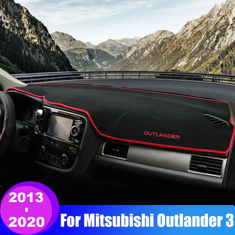 

For Mitsubishi Outlander 3 2013 2014 2015 2016 2017 2018 2019 2020 Car Dashboard Cover Sun Shade Pads Instrument Panel Carpets