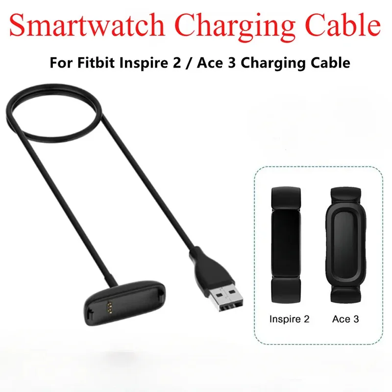 

For Fitbit Inspire 2 USB Charger Smart watch Charger Fast Charger Fitness Tracker Replacement Charger 3.3ft