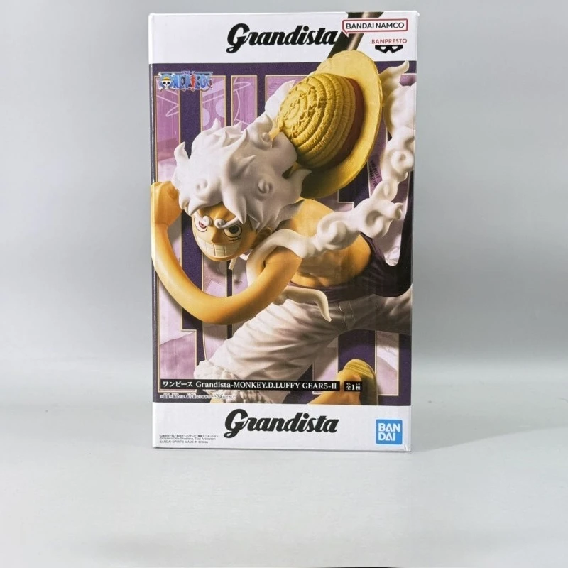 Bandai en Stock Banpresto Original Grandista Anime One Piece Monkey D. Luffy Gear 5 II figura de acción modelo juguetes regalos DT