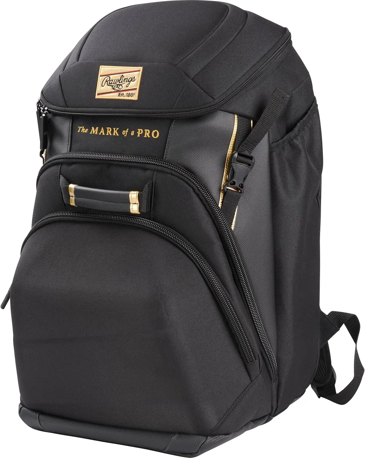 

Baseball/Softball Backpack Equipment Bag with Glove Crib, Bat Sleeves, Large Pockets, Multiple Colors