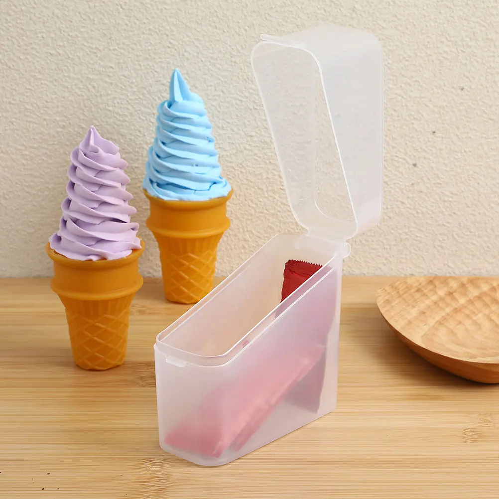 

2Pcs Multi-Function Cheese Storage Box Clear Cheese Slice Holder Fridge Butter Vegetable Container Fresh Keeper