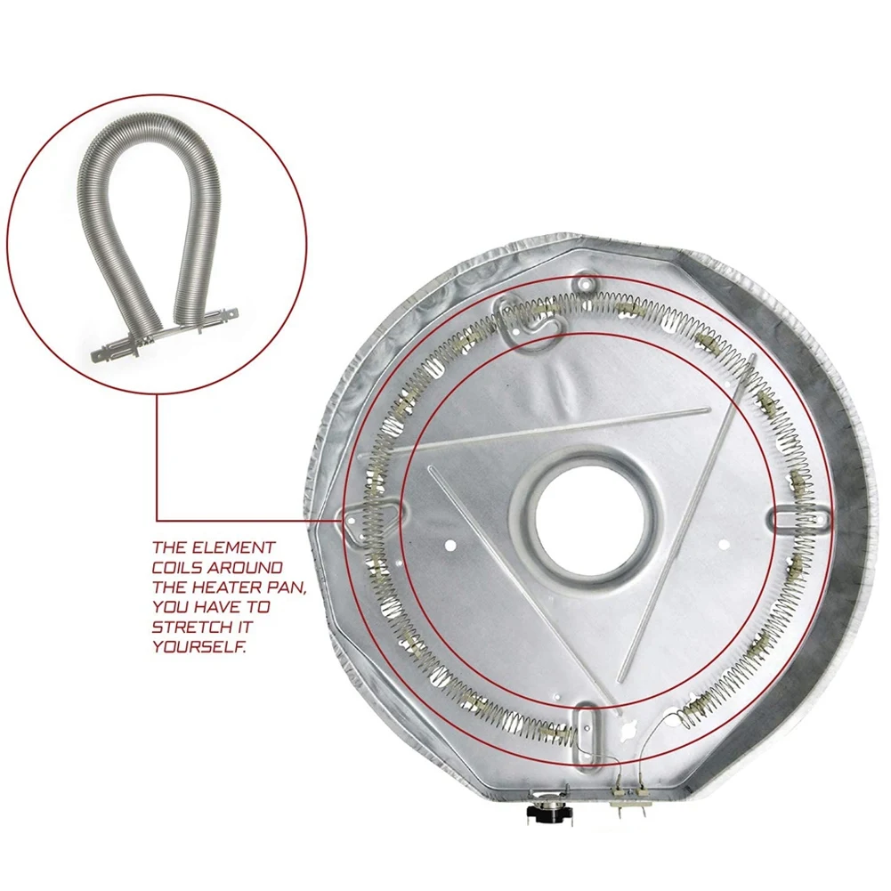 Bobina de elementos calefactores para secador, repuesto para Frigidaire Repl 5300622032 AP2135127 PS451031