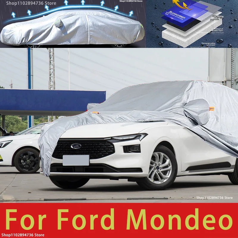 

For Ford Mondeo Outdoor Protection Full Car Covers Snow Cover Sunshade Waterproof Dustproof Exterior Car accessories