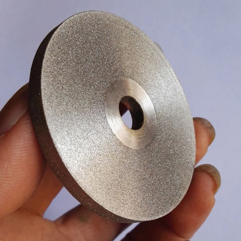 Ściernica diamentowa trójstronna elektroplaterowana 60 mm z otworem 10 mm ze stopu stali wolframowej do precyzyjnego szlifowania