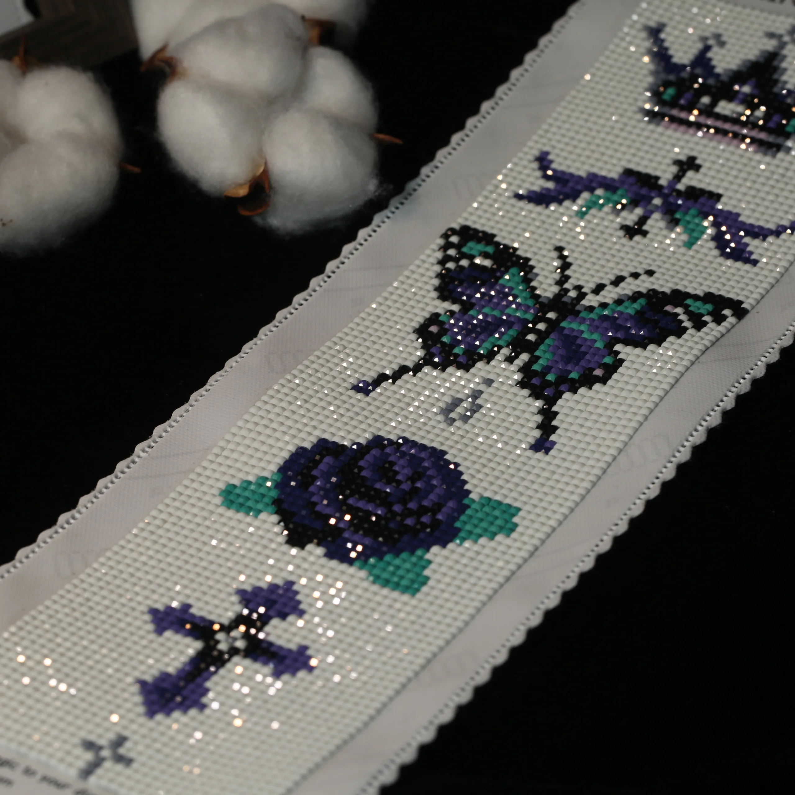 مينيجيم ™   توج رفرفة 3 "X 13" 5D DIY الراتنج مربع الماس طقم الطلاء - الملونة القوطية رمز فسيفساء 2 قطعة مجموعة