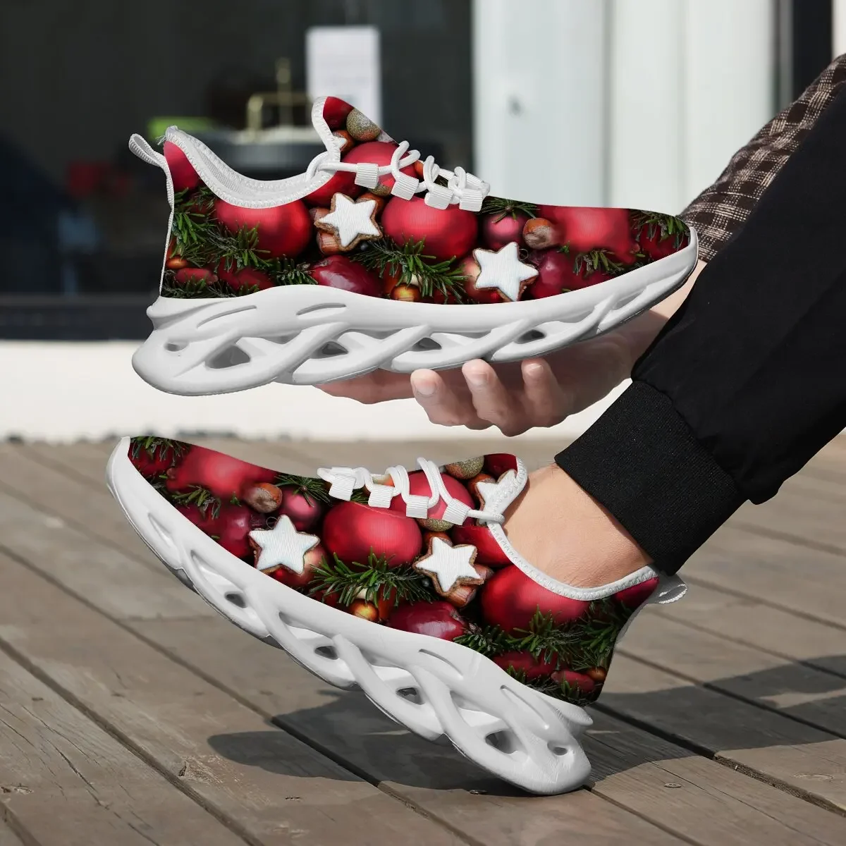 

Men's Sneakers Soft Lace Up Sports Shoes Running Shoes Breathable Lightweight Male Tennis Anti-slip Outdoor Walking Zapatillas