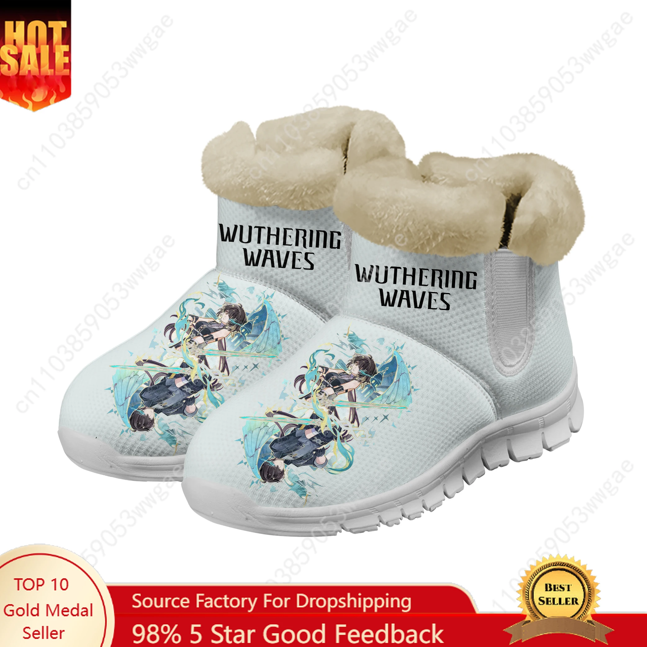 

Wuthering Waves Snow Boots Warm Boot Mens Womens Teenagers Shoe High Quality Casual Couple Sneakers Personalitied Sport Shoes